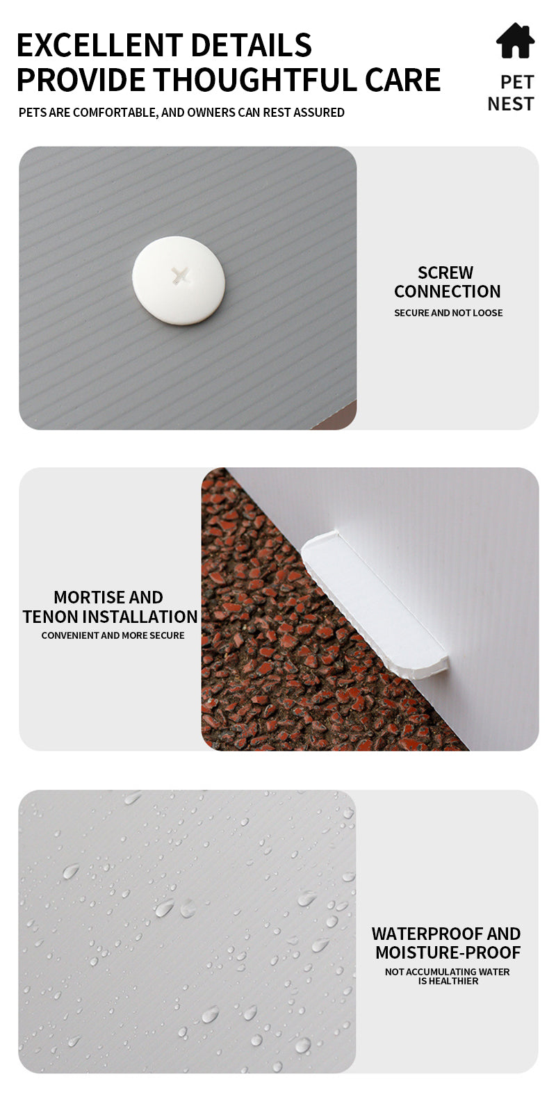 New Model Large Outdoor House For Pets