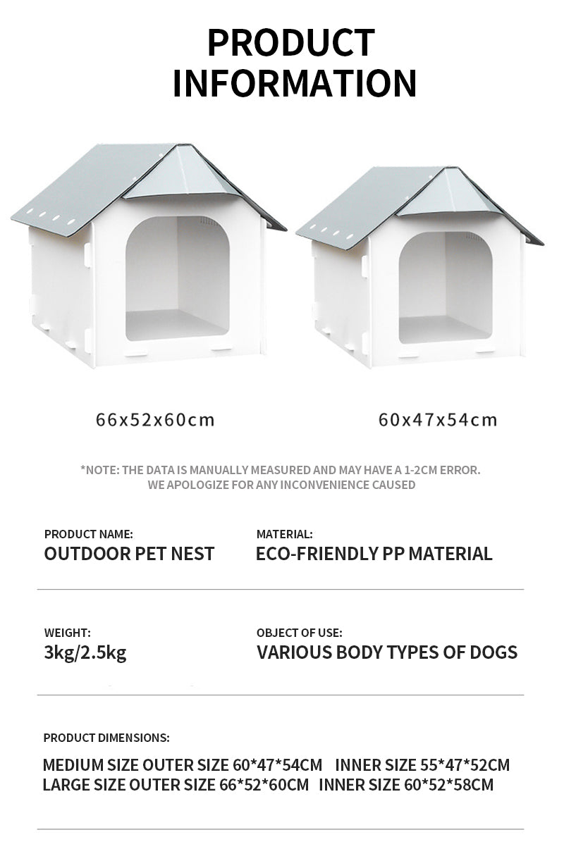 New Model Large Outdoor House For Pets
