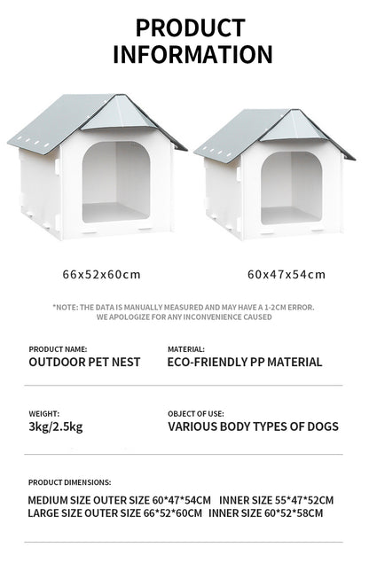 New Model Large Outdoor House For Pets