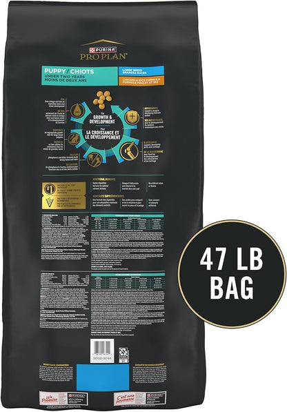 Plan Large Breed Dry Puppy Food, Chicken and Rice Formula - 47 lb. Bag