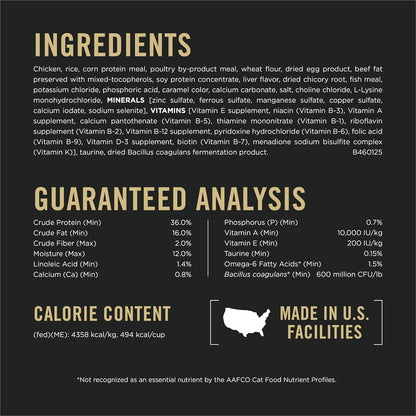 Plan Allergen Reducing, High Protein Cat Food, LIVECLEAR Chicken and Rice Formula