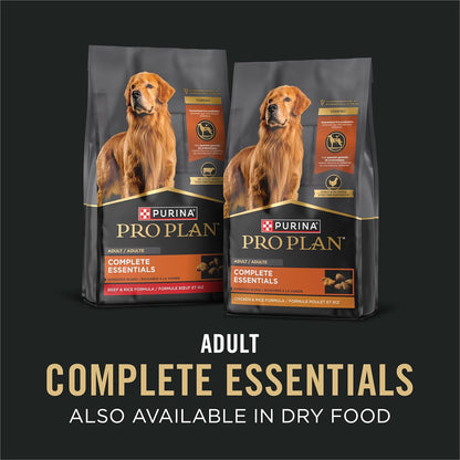 Plan Complete Essentials Classic Pate Dog Food, Chicken and Rice Entrée - (Pack of 12) 13 oz. Cans