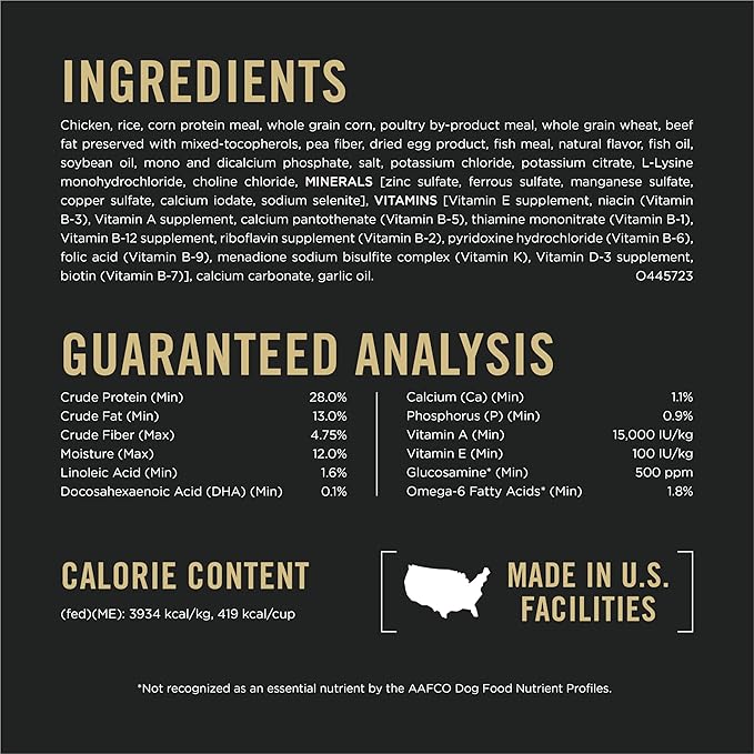 Plan Large Breed Dry Puppy Food, Chicken and Rice Formula - 47 lb. Bag